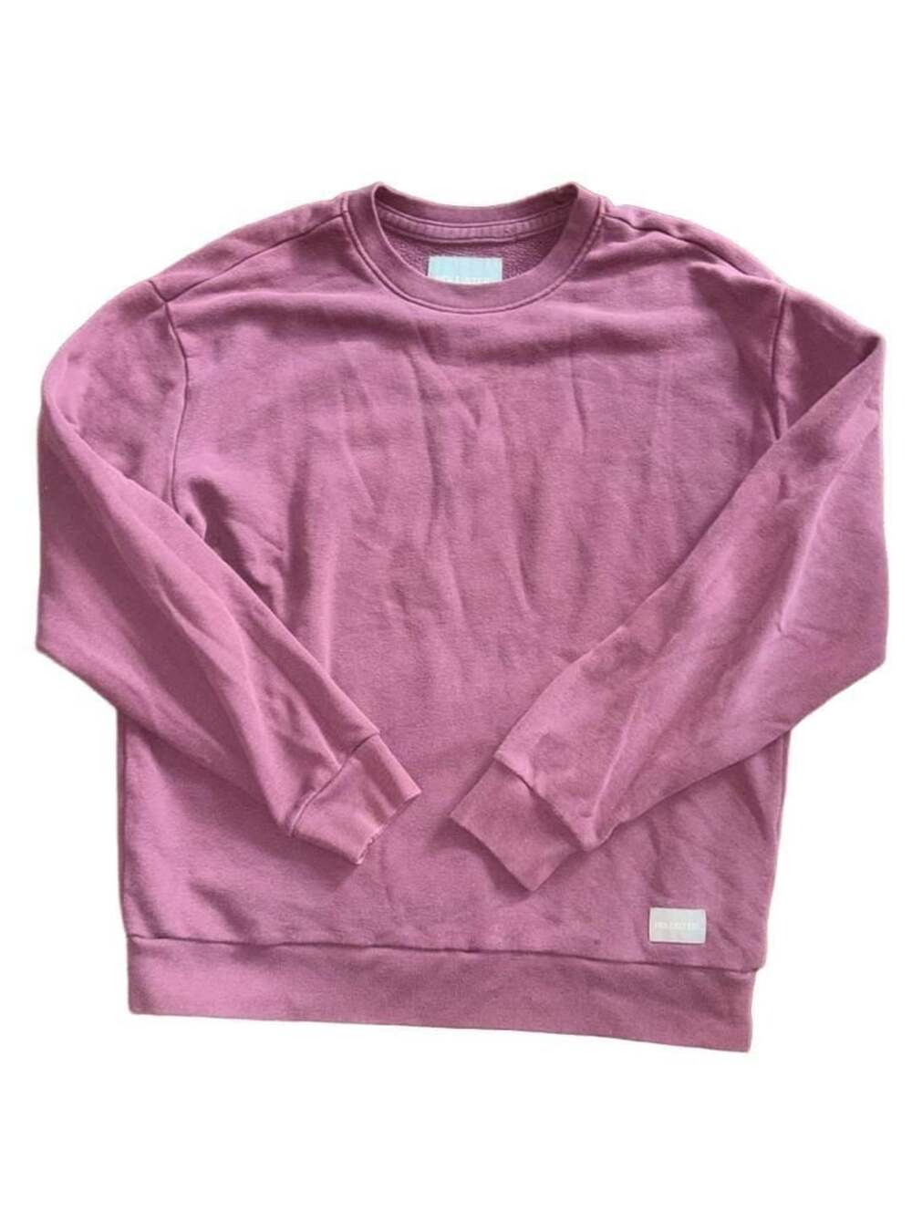 Hollister Crewneck Sweatshirt Burgundy Logo Patch
